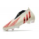 Scarpe Calcio adidas Predator Edge+ FG Bianco Off Rosso Vivido Oro Metallico