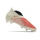 Scarpe Calcio adidas Predator Edge+ FG Bianco Off Rosso Vivido Oro Metallico
