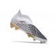Scarpe Calcio adidas Predator Edge+ FG Bianco Oro Nero