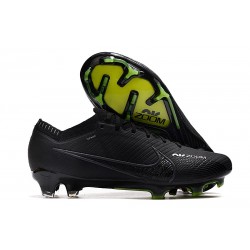 Scarpe da calcio Nike Zoom Mercurial Vapor 15 Elite FG Nero Grigio Fumo Scuro Summit Bianco Volt