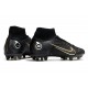 Nike Mercurial Superfly VIII Elite AG PRO Nero Oro Metallico Argento Metallico