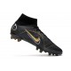 Nike Mercurial Superfly VIII Elite AG PRO Nero Oro Metallico Argento Metallico