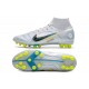 Nike Mercurial Superfly VIII Elite AG PRO Grigio Calcio Blu Nerastro