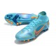 Nike Mercurial Superfly VIII Elite AG PRO Blu Cloro Arancione Laser Marina