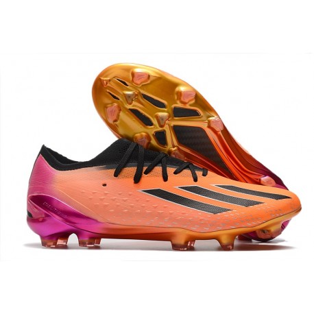 Scarpe da Calcio adidas X Speedflow.1 FG Arancione Nero