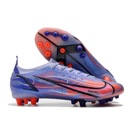 Nike Mercurial Vapor 14 Elite AG PRO Mbappe Thistle Chiaro Argento Metallico