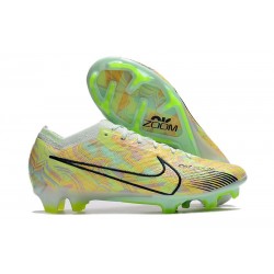 Scarpe da calcio Nike Zoom Mercurial Vapor 15 Elite FG Verde Orzo Blu Nerastro Arancione Total