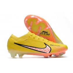 Scarpe da calcio Nike Zoom Mercurial Vapor 15 Elite FG Giallo Strike Sunset Glow Barely Grape