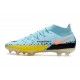 Nike Phantom GT Elite DF2 FG Glacier Ice Nero Giallo Strike