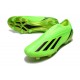 Scarpa adidas X Speedflow+ FG Verde Solare Nero Core Giallo Solare