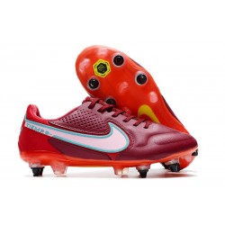 Nike Tiempo Legend 9 Elite SG-Pro Team Rosso Bianco Ibisco Mistico