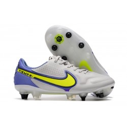 Nike Tiempo Legend 9 Elite SG-Pro Grå Gul Blå