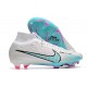 Scarpe Nike Zoom Mercurial Superfly 9 Elite FG Bianco Blu