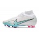 Scarpe Nike Zoom Mercurial Superfly 9 Elite FG Bianco Blu