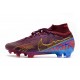 Nike Zoom Mercurial Superfly 9 Elite FG KM Barbabietola Scuro Mtlc Oro