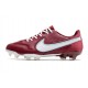 Scarpa Nike Tiempo Legend 9 Elite FG Team Rosso Bianco Ibisco Mistico