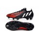 adidas Predator Edge.1 Low FG Nero Bianco Rosso