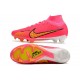 Scarpe Nike Zoom Mercurial Superfly 9 Elite FG Rosa Giallo