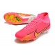 Scarpe Nike Zoom Mercurial Superfly 9 Elite FG Rosa Giallo