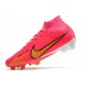 Scarpe Nike Zoom Mercurial Superfly 9 Elite FG Rosa Giallo