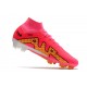 Scarpe Nike Zoom Mercurial Superfly 9 Elite FG Rosa Giallo