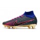 Scarpe Nike Zoom Mercurial Superfly 9 Elite FG Rosa Blu