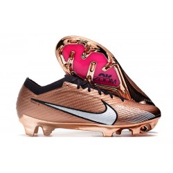 Scarpe da calcio Nike Zoom Mercurial Vapor 15 Elite FG SE X Mbappe Rame Metallico