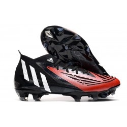 adidas Predator Edge.1 FG Scarpa Nuovo Nero Bianco Rosso