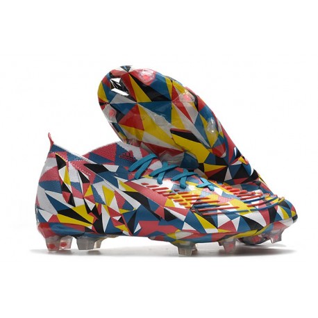 adidas Predator Edge.1 FG Geometric - Blå Gul Röd LIMITED EDITION