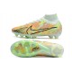 Nike Zoom Mercurial Superfly 9 Elite AG Verde Orzo Blu Nerastro Arancione Total