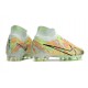 Nike Zoom Mercurial Superfly 9 Elite AG Verde Orzo Blu Nerastro Arancione Total