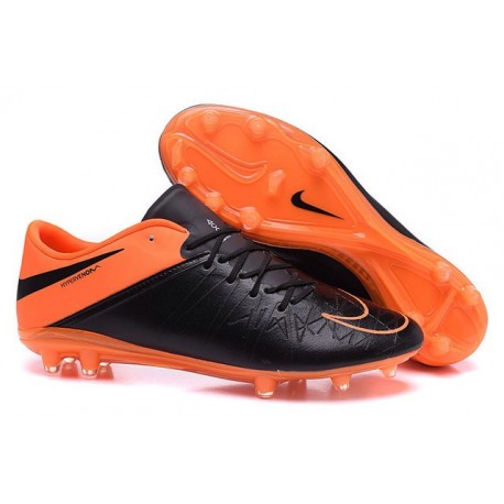 Scarpini Calcio Uomo 2015 Nike Hypervenom Phantom FG ACC Nero Arancio