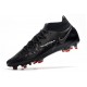 Nike Phantom GT Elite DF2 FG Nero Grigio Fumo Scuro Summit Bianco