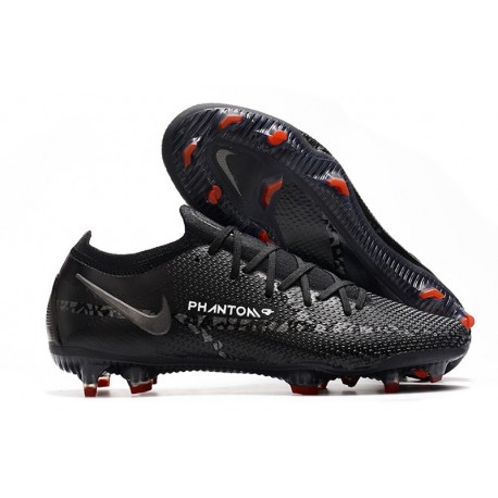 Nike Phantom GT2 Elite FG Nero Grigio Fumo Scuro Summit Bianco