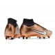 Nike Zoom Mercurial Superfly 9 Elite SG SE X Mbappe Rame Metallico