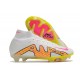 Nike Air Zoom Mercurial Superfly IX Elite FG Bianco Giallo Rosa