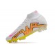 Nike Air Zoom Mercurial Superfly IX Elite FG Bianco Giallo Rosa