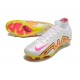 Nike Air Zoom Mercurial Superfly IX Elite FG Bianco Giallo Rosa