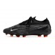 Nike Phantom GX Gripknit Elite FG Nero Summit Bianco Grigio Fumo Scuro