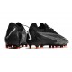 Nike Phantom GX Gripknit Elite FG Nero Summit Bianco Grigio Fumo Scuro