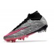 Nike Zoom Mercurial Superfly 9 Elite SG Argento Metallico Rosa Hyper Nero