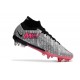 Nike Zoom Mercurial Superfly 9 Elite SG Argento Metallico Rosa Hyper Nero