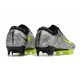 Nike Air Zoom Mercurial Vapor XV Elite FG Argento Verde Nero