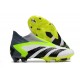 Scarpe da Calcio adidas Predator Accuracy+ FG Bianco Nero Core Limone Lucido