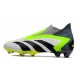 Scarpe da Calcio adidas Predator Accuracy+ FG Bianco Nero Core Limone Lucido