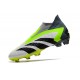 Scarpe da Calcio adidas Predator Accuracy+ FG Bianco Nero Core Limone Lucido