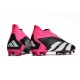 Scarpe da Calcio adidas Predator Accuracy+ FG Nero Core Bianco Rosa Shock Team