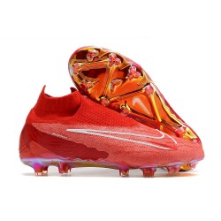 Nike Phantom GX Elite DF FG Rosso Bianco