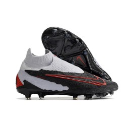 Nike Phantom GX Elite DF FG Nero Grigio Rosso