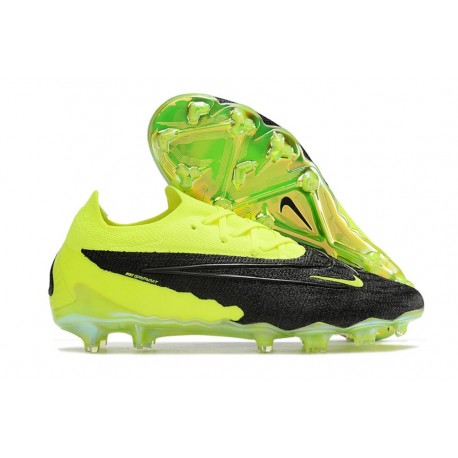 Nike Phantom GX Gripknit Elite FG Nero Volt